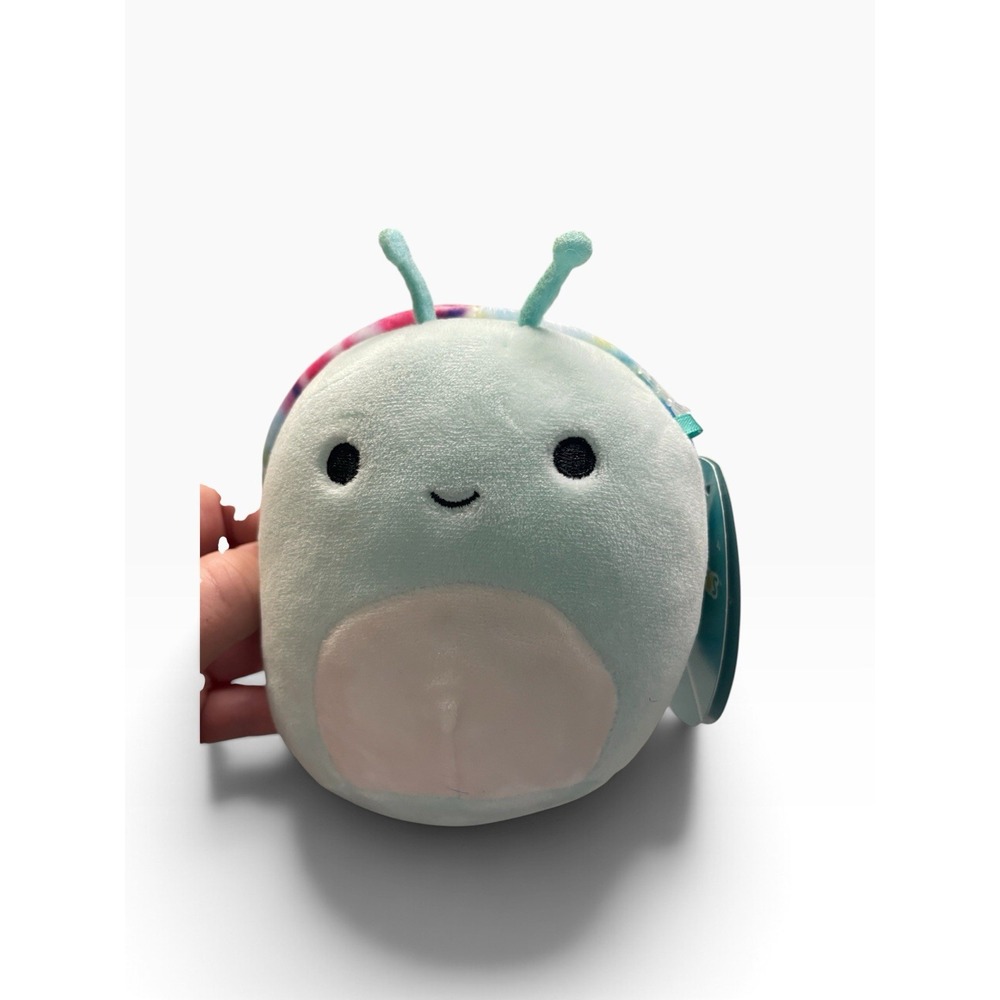 New With Tags Squishmallows Michiel the Tie Dye Shelled Snail 5" 2022